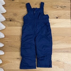 L.L. Bean Kids Dark Blue Snow Overalls